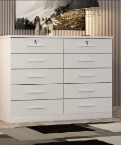 COMODA DECA 10 GAVETAS BRANCO