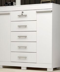 COMODA DIANA 100%  MDF BRANCO