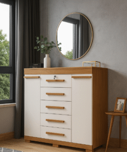 COMODA DIANA 100% MDF CINAMONO/OFF