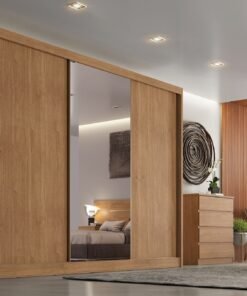 ROUPEIRO SOLLO PLUS C/ESPELHO 100% MDF  NOVO HORIZONTE