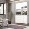 Kit Cozinha Dubai 5P2G Branco Salleto