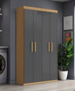 Multiuso Aramoveis 4P Atacama.Grafite Aramoveis