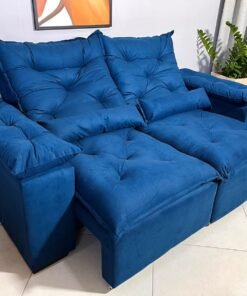 SOFÁ ATENAS RETRATIL E RECLINAVEL 2 METROS