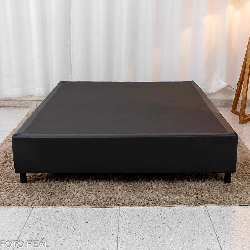 Box Casal Korino Preto 138x188x37 - Ortobello - Imagem 3