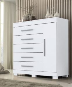 COMODA RAYANE 100% MDF BRANCA