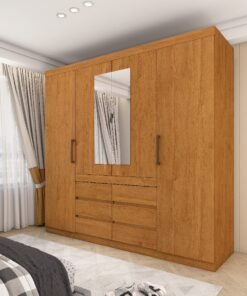 Guarda-Roupa Império 4 Portas 6 Gavetas c/esp – Cinamomo