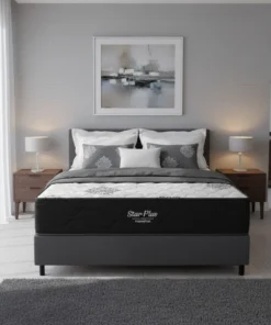 COLCHÃO CASAL STAR PLUS MOLAS ENSACADAS INOVAFLEX + BASE CASAL BLINDADA