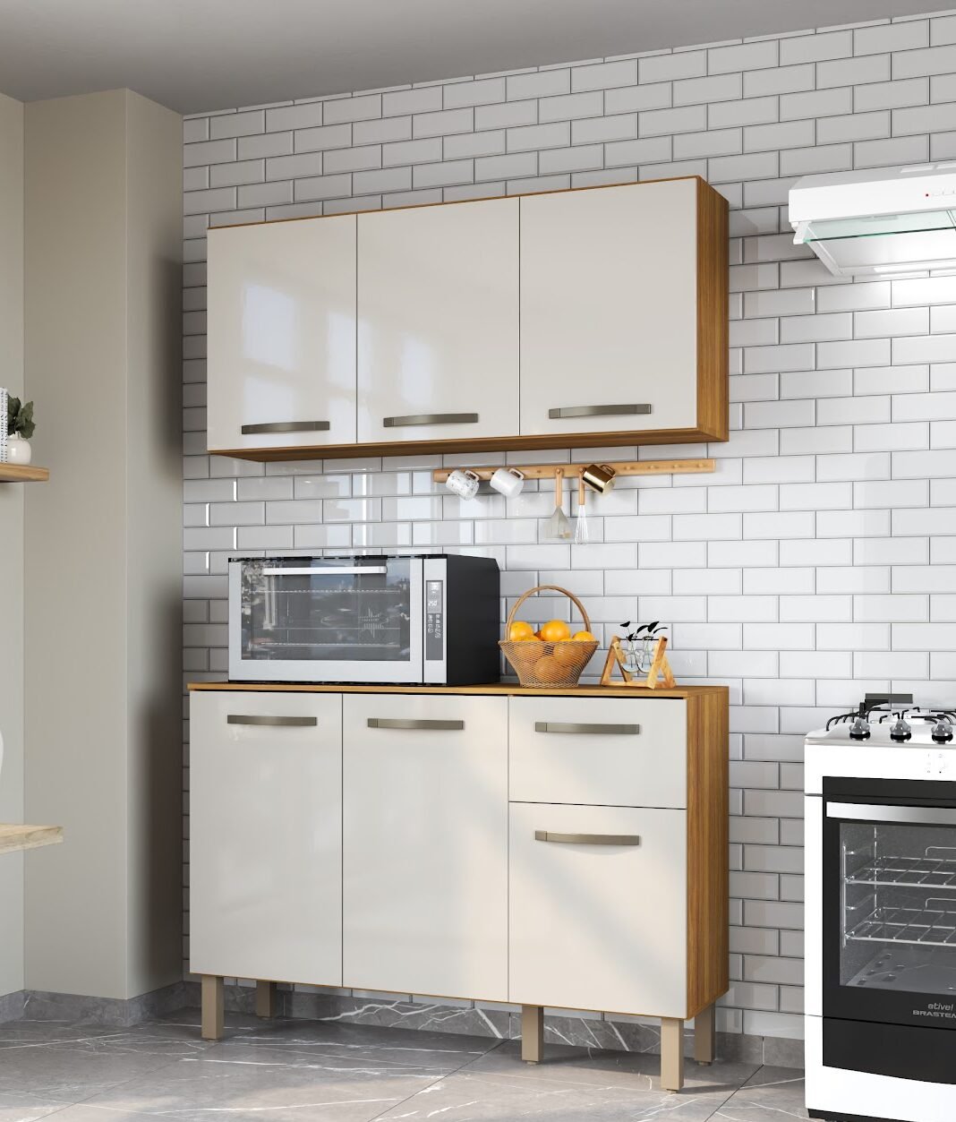 KIT BALCÃO+AEREO MILA FIORELLO(VARIAS OPÇÕES DE CORES)