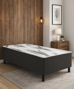 CAMA BOX D-28 SOLTEIRO 5CM DE ESPUMA