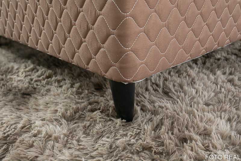 Combo - Roupeiro Casal Athenas Nature/Off 3 Portas 9 Gavetas C/ 1 Espelho e Pés 100% MDF Larg. 1.80m Bianchi + Unibox Box Casal Ortopédico D33 Rondoconfort | Suporta até 300kg - Imagem 10