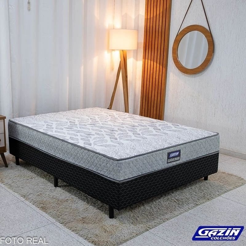 Unibox Casal Supreme Ortopédico D28 Gazin - 138x188x53 | Suporta até 220kg