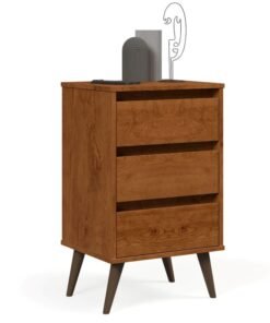 Mesa de Cabeceira Retro Wood Freijo EJ Moveis