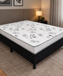 Cama Box Casal monaco conjugada d28 5cm de espuma [CAMA SIMPLES]
